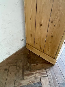 Antique Pine Larder Cupboard - Medium Sized
