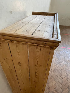 Antique Pine Larder Cupboard - Medium Sized