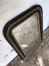 Load image into Gallery viewer, 19th Century Black &amp; Gold French Mirror
