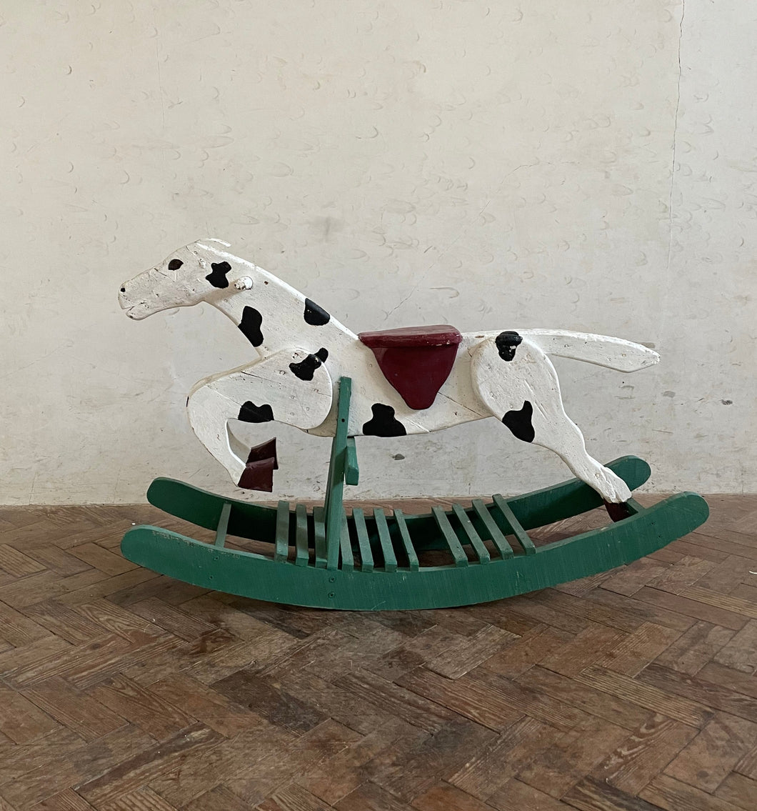 Early 19th C Folk Rocking Horse