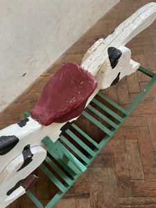 Early 19th C Folk Rocking Horse