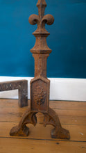 Load image into Gallery viewer, French Cast Iron Andirons (Fire Dogs)
