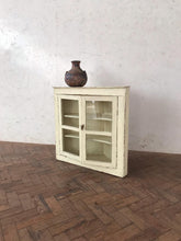 Load image into Gallery viewer, Antique Painted Corner Cabinet
