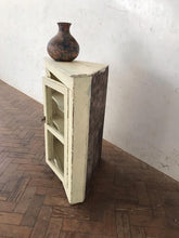 Load image into Gallery viewer, Antique Painted Corner Cabinet
