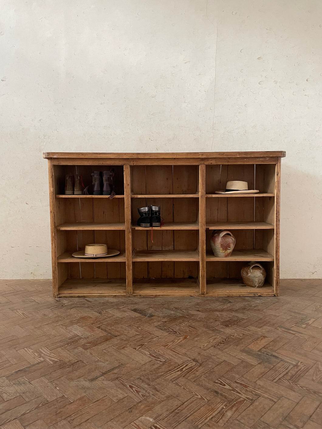 Antique Pine Pigeon Hole Unit