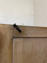 Load image into Gallery viewer, Tall Victorian Pine Larder with original lock and key.
