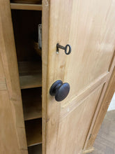 Load image into Gallery viewer, Tall Victorian Pine Larder with original lock and key.
