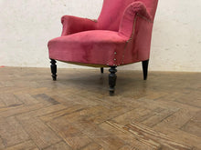 Load image into Gallery viewer, Antique French Arm Chair - Pink
