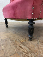 Load image into Gallery viewer, Antique French Arm Chair - Pink
