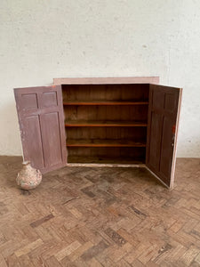 Pink French Cupboard - Old Paint