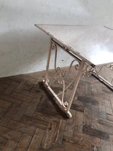 Load image into Gallery viewer, 1930s Pink Glass Topped Table
