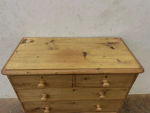 Load image into Gallery viewer, Antique Pine Chest of Drawers
