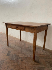 19th C French Fruitwood Table or Desk