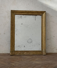Load image into Gallery viewer, Simple French Overmantle Mirror - Old Paint
