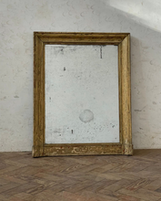 Load image into Gallery viewer, Simple French Overmantle Mirror - Old Paint
