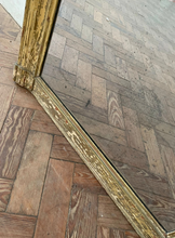 Load image into Gallery viewer, Simple French Overmantle Mirror - Old Paint
