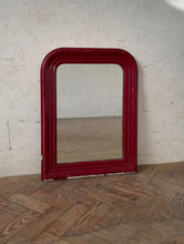 Load image into Gallery viewer, 19th Century Red Painted French Mirror
