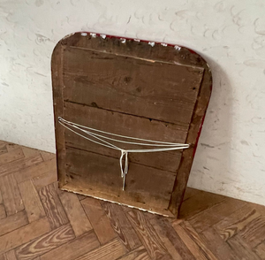 19th Century Red Painted French Mirror