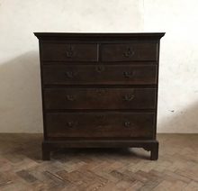 Load image into Gallery viewer, 18th Century English Oak Chest of Drawers
