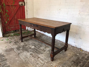 Antique Shell Detailed Carved Table
