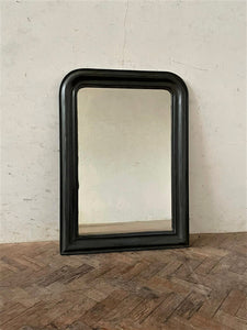 Louis Phillipe French Mirror - Grey Painted Frame