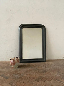 Louis Phillipe French Mirror - Grey Painted Frame