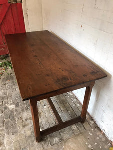 Antique French Farmhouse Table - shorter than usual.