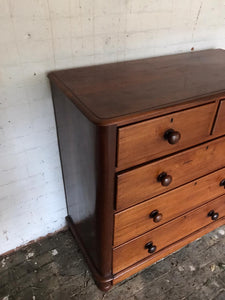 Small Victorian Mahogany Chest of Drawers - perfect condition