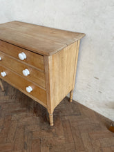 Load image into Gallery viewer, Pine Chest with Porcelain Handles
