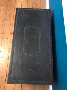 1820s Leather Bound Trunk
