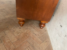 Load image into Gallery viewer, Mahogany Veneered Victorian Pine Chest of Drawers
