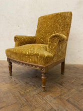 Load image into Gallery viewer, Antique French Chair - Yellow
