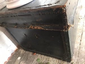 1820s Leather Bound Trunk
