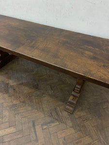 Large Oak Dining Table