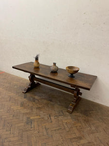 Large Oak Dining Table