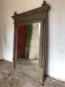 Antique French Mantle Mirror