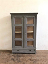Load image into Gallery viewer, Antique Continental Glass Panelled Cupboard
