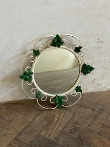 1960s Ivy Detailed Convex Mirror