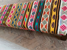 Load image into Gallery viewer, Long Striped Kilim Ottoman
