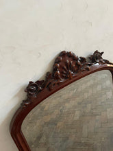 Load image into Gallery viewer, Carved Mahogany Mirror - Frame early 1900s.
