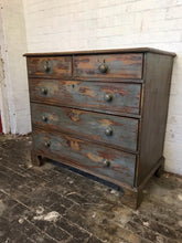 Load image into Gallery viewer, Antique Pine Painted Chest of Drawers
