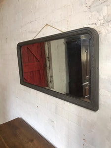 Horizontal French Grey Mirror 1930s