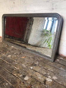 Horizontal French Grey Mirror 1930s