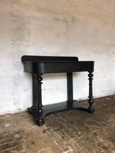Load image into Gallery viewer, Victorian Ebonised Console Table
