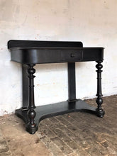 Load image into Gallery viewer, Victorian Ebonised Console Table
