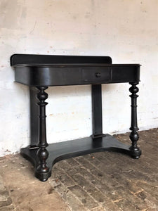 Victorian Ebonised Console Table